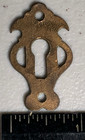 Antique Vintage Old Solid Brass Escutcheon Key Hole Keyhole Cover