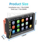 For Carplay Player Car Radio 7  Touch Screen Aux-input  fm u Disk usb Head Unit