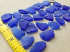 Damage Pure Beach Sea Glass Surf Tumbled Cobalt Blue Small Mosaic Craft L01