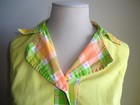 Vintage 1960s 1970s Yellow Lisanne Distinctive Loungewear House Dress Day S M