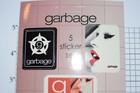 Garbage Rock Band Music Group 2002 Licensed 5-piece Collectible Sticker Set
