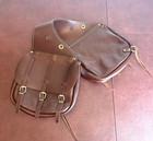 Triple K Brand Style 6034 Cavalry Saddle Bags     Brown Leather     Made In Usa