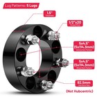  4  1 5 Inch 5x4 5 5x114 3 Wheel Spacers For Jeep Wrangler Cherokee Ford Mustang