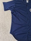 Vtg Brooklyn Cyclones Jersey Xl Blue Milb Baseball Mesh Button Front Rawlings