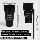 Artificial Flower Grave Saddle   Uv Protected Cemetery Memorial Decorations