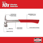 New  milwaukee 22 Oz  Milled Face Framing Hammer With 15 In  Pry Bar