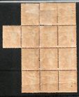 Sg44  1d Penny Red Plate 208  Mint  Cat   910    Block Of 13 