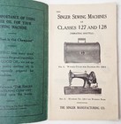 Vintage Singer 127 128 Class Sewing Machine Instructional Manual Book Original