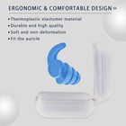Kids Swimming Ear Plugs  3 Pairs Waterproof Silicone Reusable Earplugs  Ear Prot