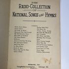 Radio Collection National Songs And Hymns Cornet 1924 Vintage Sheet Music