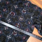 Rare Vtg 90s Burton Snowboards Fleece Jacket Quarter Zip Printed Southwest Xl