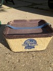 Vintage 1950s Pabst Blue Ribbon Fiber Board Cooler With Carrying Strap  Nice 