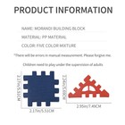 Large Size Building Blocks Kids Puzzle Blocks Wall Window Model Toy Gift