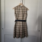 Vintage 1960s Cavendish Mod Fall Tweed Dress Medium