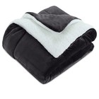 Large Fluffy Sherpa Fleece Blanket Ultra Soft Reversible Warm Sofa Bed Throws