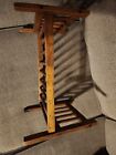 Vintage Baby Doll Spindle Wood Cradle Bed Crib 17 X 10 X 11 Primitive