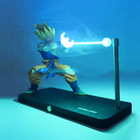 Dragon Ball Z Goku Kamehameha Magnetic Touch Night Light - Levitating Desk Lamp