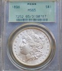 1898 P Morgan Silver Dollar - Mds99