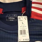 Adidas New England Revolution Mls Soccer Jersey Men s L Navy red white