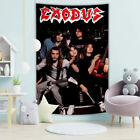 Exodus Thrash Metal Band Fabric Tapestry Wall Hanging Banner Flag Poster 36x60  