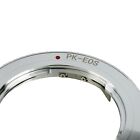 Pentax Pk K Lens To Canon Eos Ef Mount Adapter Ring 50d 600d 1000d 1100d 550d 7d