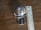 Decanter Ball Stopper Clear Glass Crystal Wine Stopper Heavy  stopper Only  3 5 