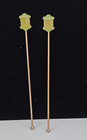 St  Germain Metal Cocktail Stirrers   Lot Of 2   -  New   Rare