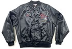 Vintage Amoco Lined Satin Xl Jacket Oil   Gas Petroleum Drilling Made In Usa