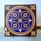 Minton Encaustic Floor Tile Victorian Antique Circa 1835 40 Pugin Interest