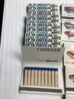 Vintage Matchbook Lot Of 10 Unstruck Chrysler Corporation Mopar Dodge Plymouth 