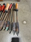 Vintage Soldering Iron Tools Copper Tip Wood Handle Soldering Lead Stained Glass