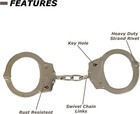 Stainless Steel Heavy Duty Handcuffs-law Enforcement Gear