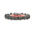 60 Pack 4 Inch Twist Knotted Wire Wheel Brush  5 8 Inch-11 Threaded Arbor Brush