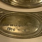 Ww1 French  soldat De La Grande Guerre 1914-1918  Brass Adrian Helmet Plaque