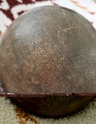 Vintage Wooden Ball 2 5lb  Possibly Old Bowling Ball  19  Circumference 