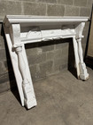   Antique Carved Walnut Fireplace Mantel   60 X 48 25   Architectural Salvage