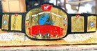 New European Championship Title Belt Wrestling Belt Replica 2mm Brass Plates