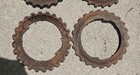 4 Vintage John Deere H2504b Planter Seed Plates Cast Iron Steam Punk