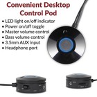 Ca-3908 2 1 Multimedia Speaker System With Subwoofer  92 Watts Peak Power  De   