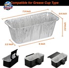 50pack Grease Catcher Cup Liners For 28  30 And 36 Inch Blackstone Griddle