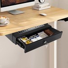 Sliding Under Desk Storage Drawer Pull-out Drawer W computer Pad For Stand Desk