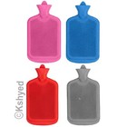 2000ml Hot Water Bottle Thick Rubber Bag Warmer Heat  Assorted Color  1 Pack 