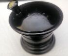 Akro Agate Small Black Apothecary Jar 