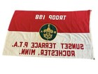 Vtg Bsa Boy Scouts 1971 Rochester Minnesota Troop 198 Flag Sunset Terrace Pta