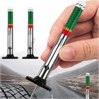 2pcs Car Tire Tread Depth Gauge Kit  Tire Thread Depth Meter Tool Color Coded