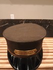 Vintage Southern Railway Brass Plate Conductor Cap Hat Black Sheffield Alabama 