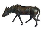 Antique Old 19th Century Cast Iron Bronze Chinese Horse Incense Burner Asian