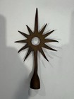 Old Original 11 Point Sunburst Lightning Rod Weathervane Tip Top Finial Brass