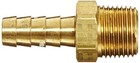 57001 Brass Hose Fitting  Adapter  3 8  Barb X 3 8  Npt Male Pipe