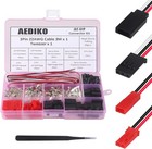 Servo Connector Kit 40 Sets Plug Crimp Pins Jst Syp Futaba Hitec Spektrum Rc